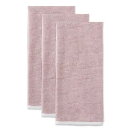 DII&reg; Barn Red Chambray Terry Dishtowels, 3ct. {3}