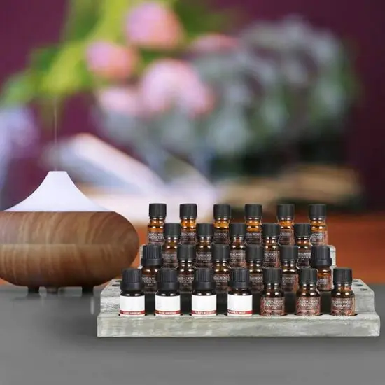 NEX&trade; Whitewash Essential Oils Storage for 5, 10, 15, 20mL Bottles {7}