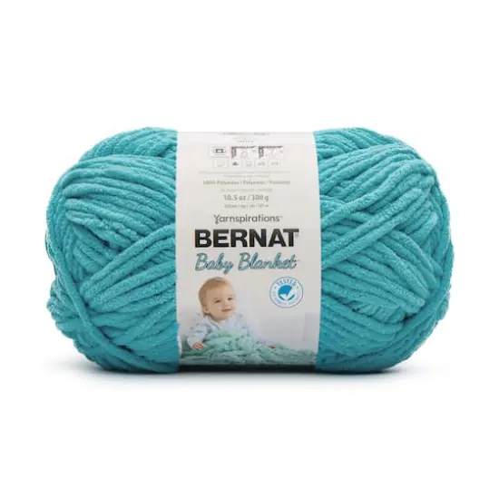 4 Pack Bernat&reg; Baby Blanket&trade; YarnBaby Teal {1}