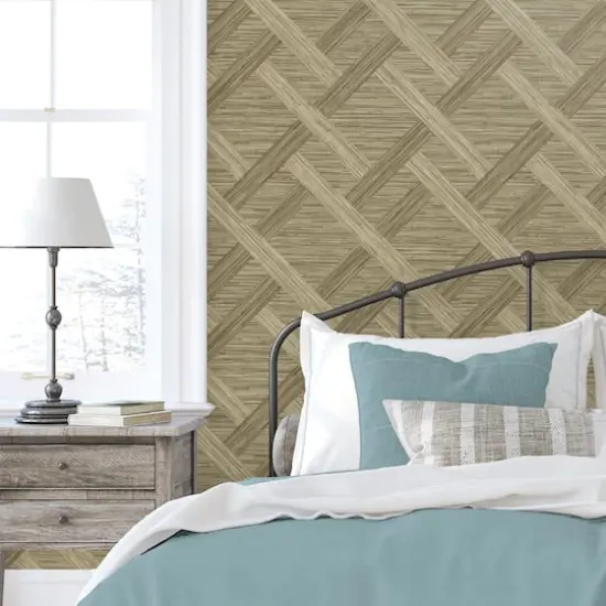 Surface Style Java Weave Peel & Stick Wallpaper Latte {6}