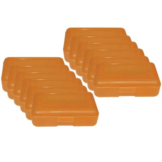 Romanoff&reg; Pencil Box, 12ct. Tangerine {1}