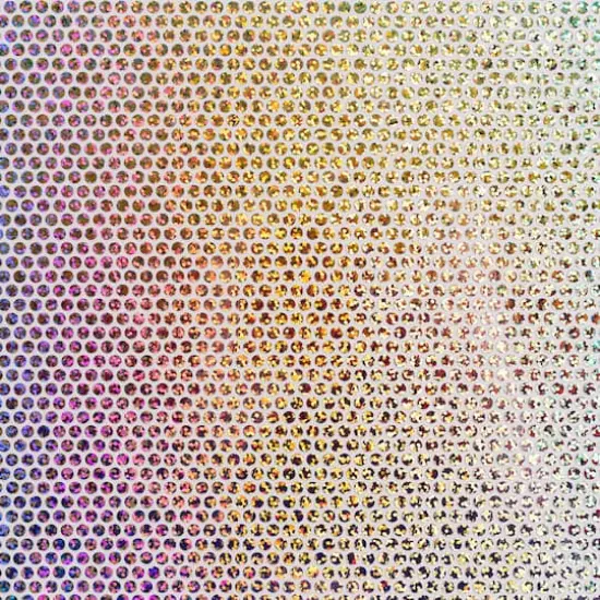 Cricut&reg; Holographic Sparkle Iron-On Silver Mosaic Circles {3}