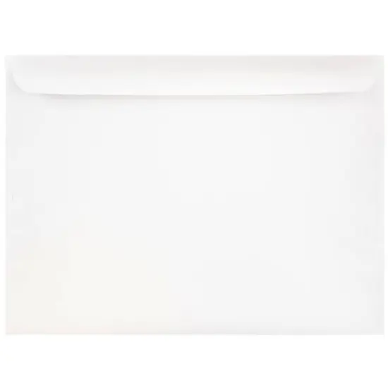 JAM Paper 9.5" x 12.6" White Booklet Commercial Envelopes {1}