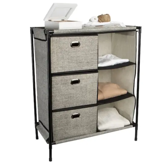 Simplify Black 6 Grid Storage Organizer {5}