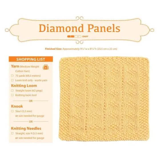 Leisure Arts&reg; Loom Knit Dishcloths Book {10}