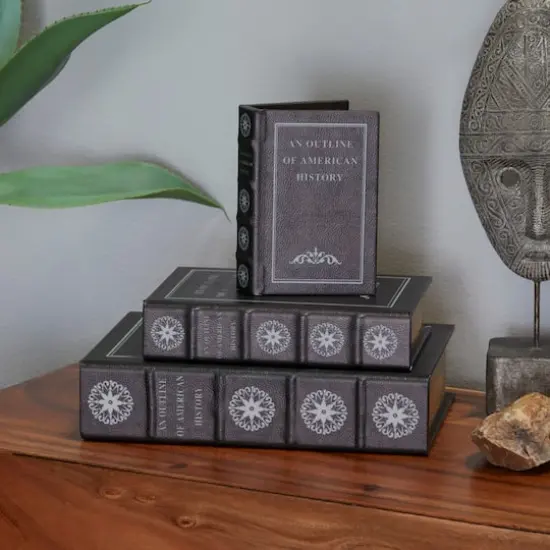 American History Faux Leather Faux Book Box Set {8}