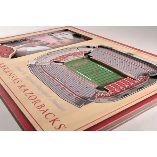 College Football 3D StadiumViews Picture Frame Arkansas Razorbacks {5}
