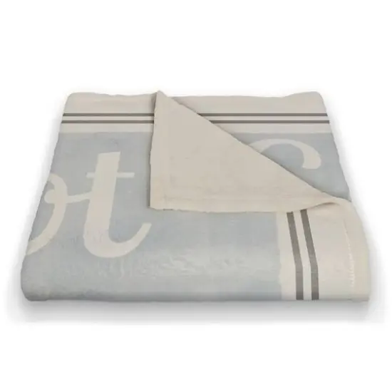 Carrot Patch Sign Watercolor 50" x 60" Coral Fleece Blanket {3}