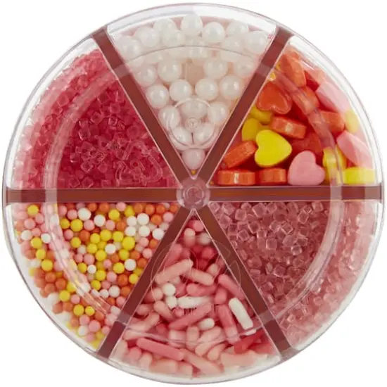 Wilton&reg; Primary Pinks 6-Cell Sprinkle Mix {3}