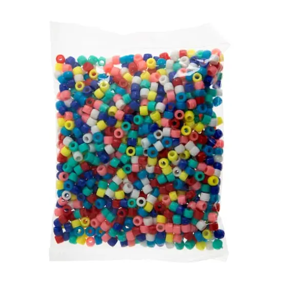 John Bead 6mm Assorted Opaque Mini Pony Beads, 1,000ct. {5}
