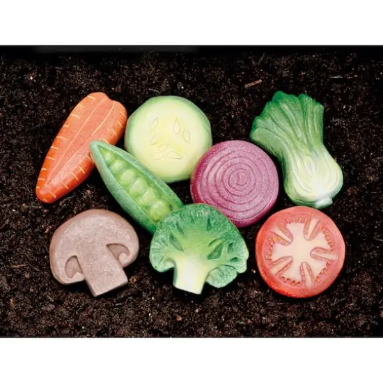 Yellow Door Vegetable Sensory Play Stones Set {4}