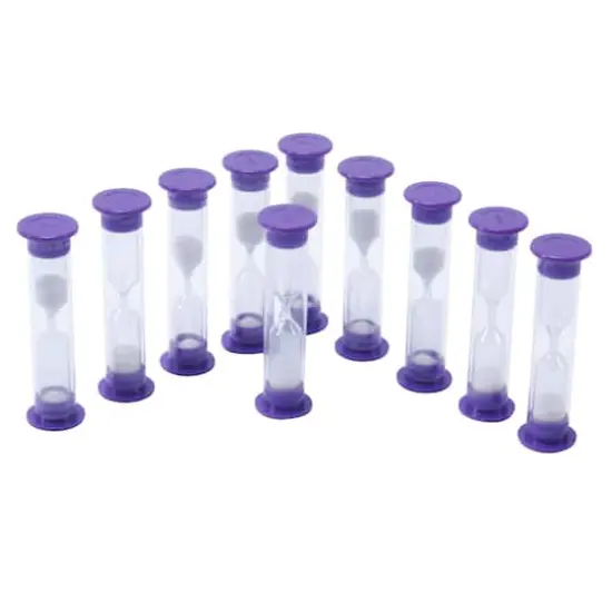 Learning Advantage&trade; Sand Timers - 3 Minute - 3 Sets of 10 {3}