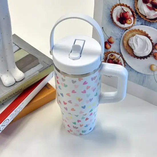 20oz. Hearts Stainless Steel Insulated Tumbler by Ashland&reg; {5}