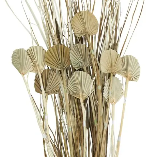 4.75ft. Brown Dried Plant Palm Leaf Natural Foliage with Grass {4}