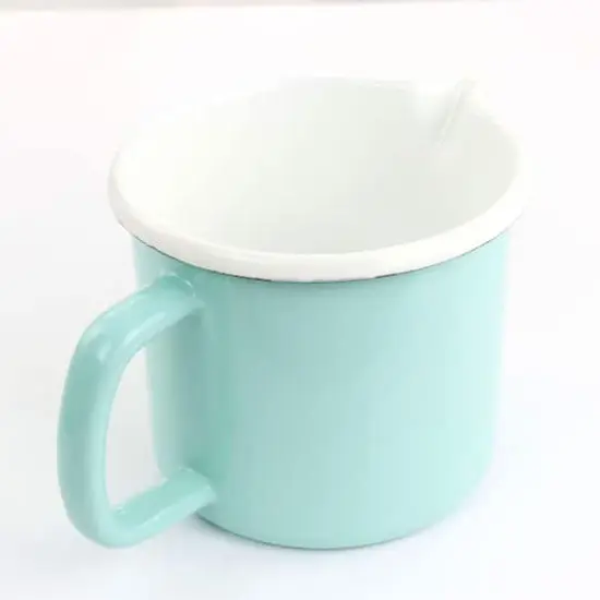 Martha Stewart Turquoise Enamel on Steel Measuring Cup {6}