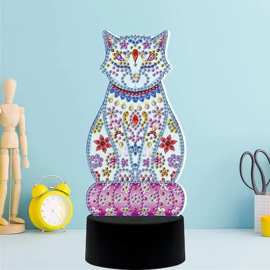 Sparkly Selections Cat Lamp Diamond Art Kit {1}