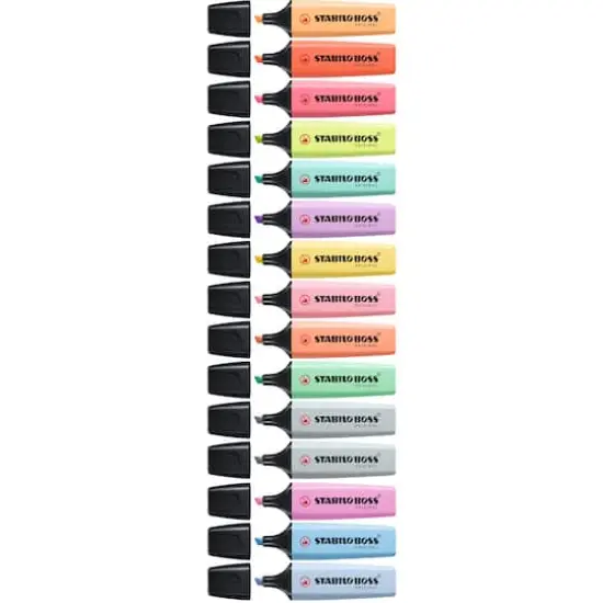 STABILO&reg; BOSS&reg; Original 15-Color Pastel Highlighters & Desk Set {6}