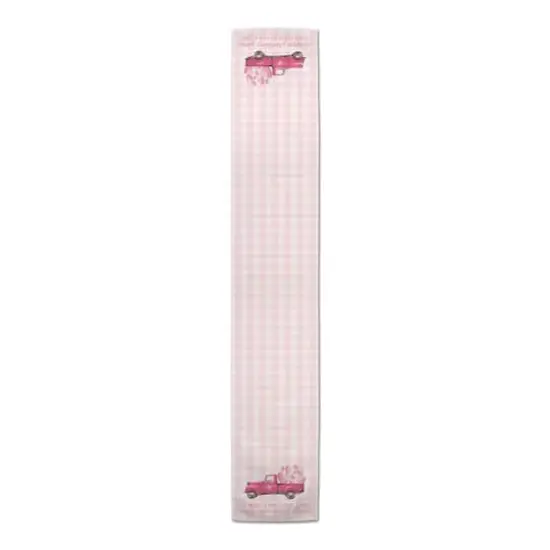 90" Valentine's Day Farm Fresh Hugs & Kisses Table Runner {1}