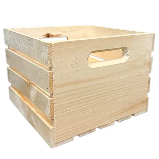 9.25" x 12.5" x 12.5" Pinewood Crate by Make Market&reg; {1}
