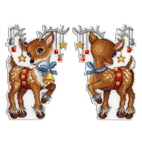 MP Studia Christmas Helper Plastic Canvas Counted Cross Stitch Kit {4}