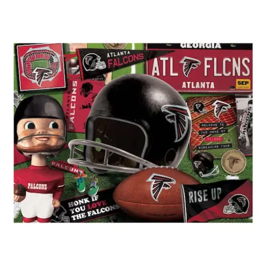 NFL Retro Series 500 Piece Puzzle Atlanta Falcons {5}