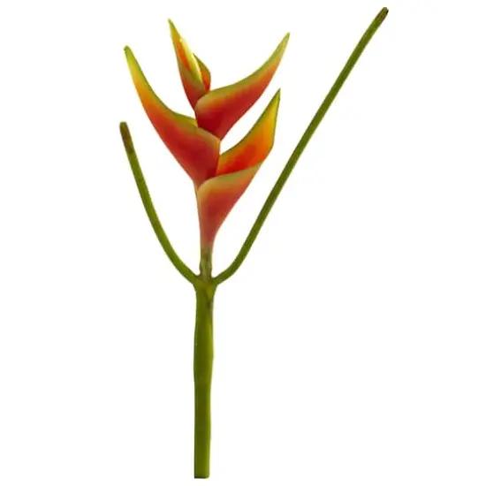 14" Mini Heliconia Artificial Flower (Set of 6) {1}