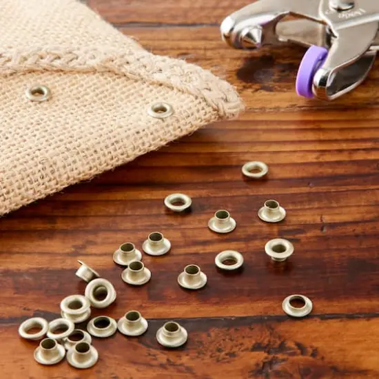 3/16" Eyelets by Loops & Threads&trade; Antique Brass {3}