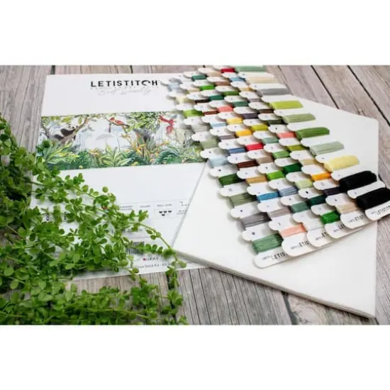 LetiStitch Jungle Time Counted Cross Stitch Kit {3}