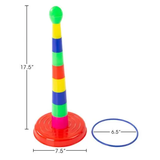 Toy Time Ring Toss Game Set {3}
