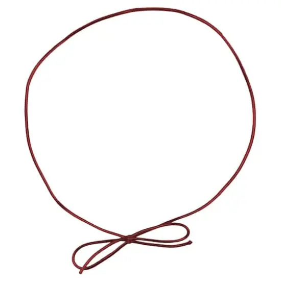 JAM Paper Metallic Elastic Loop, 50ct. Red {4}
