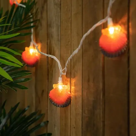 10ct. Multicolored Seashell Patio String Lights {5}