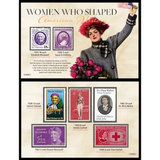 Women Who Shaped American History Postage Stamp Collection {1}