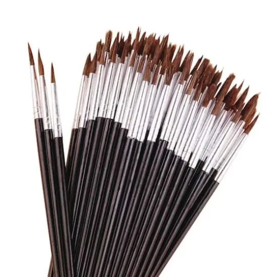 Color Splash!&reg; Pointed Round Brushes, 144ct. {1}
