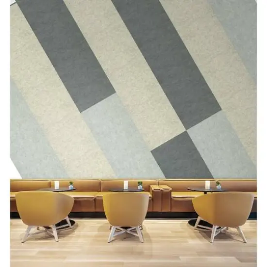 RoomMates Acoustical Wallcovering Peel & Stick Roll Light Gray {4}