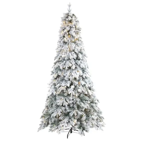 8ft. Pre-Lit Vermont Mixed Pine Artificial Christmas Tree, Clear LED Lights {1}
