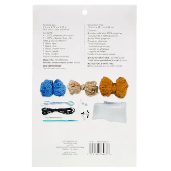 Intermediate Bear Amigurumi Crochet Kit by Loops & Threads&reg; {5}