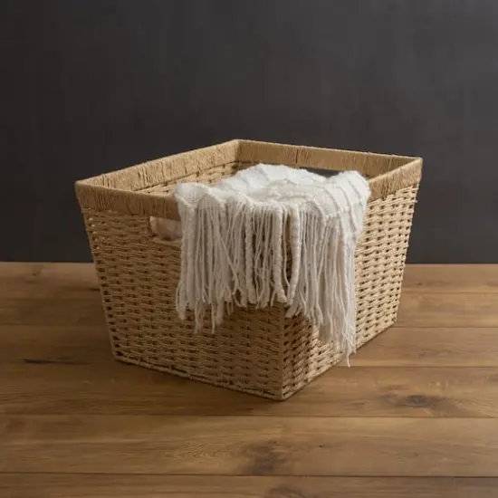 Simplify Small Dutch Weave Storage Basket {3}