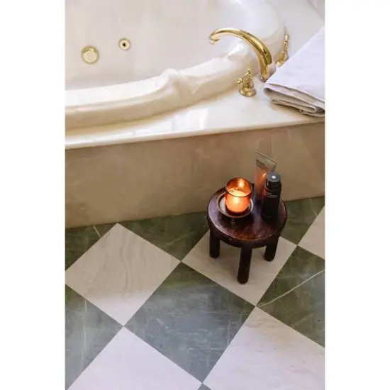 Chris Loves Julia Bonneville Peel & Stick Floor Tiles, 10ct. Jade {13}