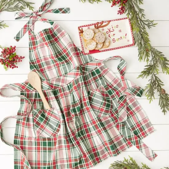 DII&reg; Yuletide Plaid Apron {5}