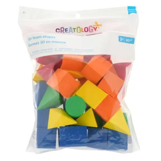 Primary 3D Foam Shapes by Creatology&trade; {3}