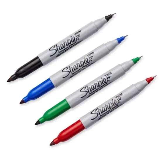 Sharpie&reg; Basic Colors Twin Tip Permanent Markers {6}