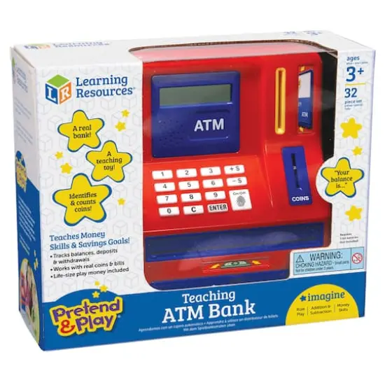 Learning Resources&reg; Pretend & Play&reg; Teaching A.T.M. Bank {3}