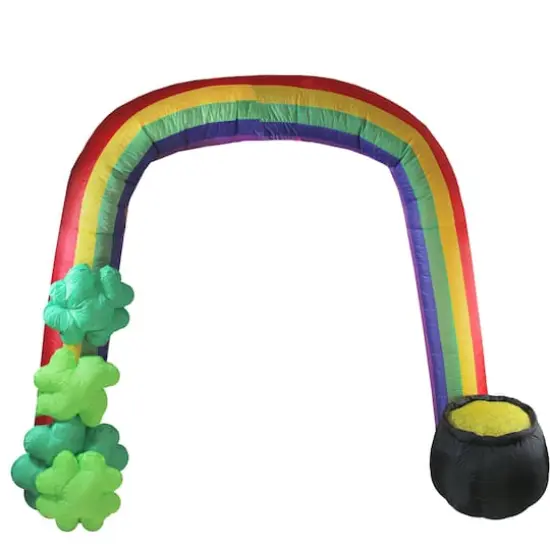 10ft. Inflatable Lighted St. Patrick's Day Rainbow  {1}