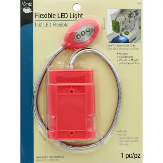 Dritz&reg; 13.5" Assorted Colors Flexible LED Light {4}