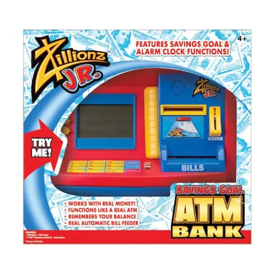 Jr. Deluxe Savings Goal ATM Bank {1}