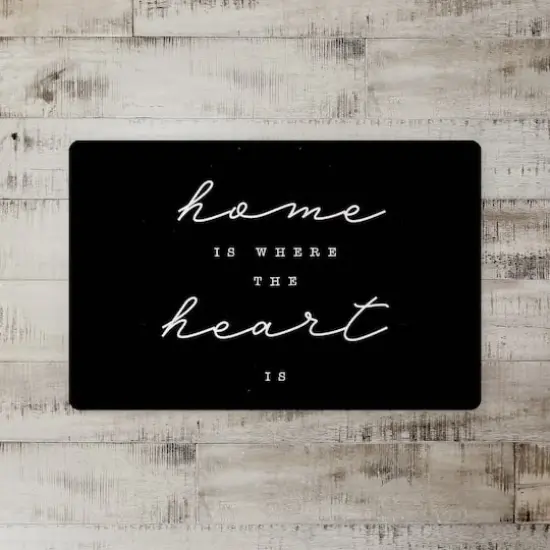 Home Is Where The Heart Is 18" x 27" Floor Mat {3}