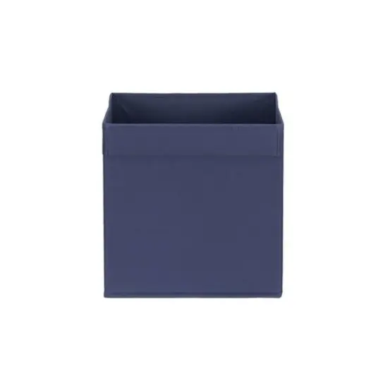Household Essentials 11" Storage Cubes with Lip Handles, 6ct. Navy {8}