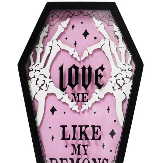 Love Me Like My Demons Do Coffin Sign by Ashland&reg; {3}