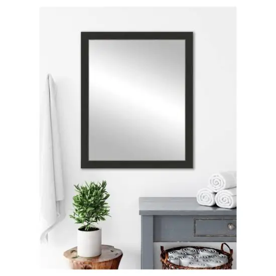 Timeless Frames&reg; Port Espresso & Silver 24" x 30" Framed Mirror {4}