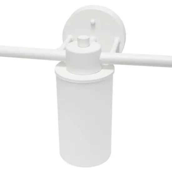 Lalia Home Essentix 3-Light White Shade Vanity {9}